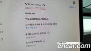 Tesla Model 3 Performance 2020 года из Южной Кореи
