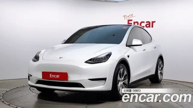 Tesla Model Y LONG RANGE 2021 года из Кореи