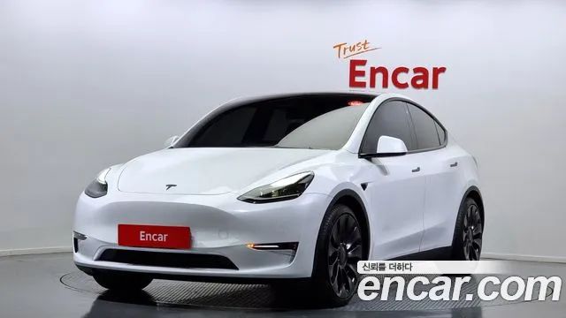 Tesla Model Y Performance 2021 года из Кореи