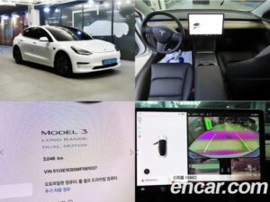 Tesla Model 3 LONG RANGE 2021 года из Южной Кореи