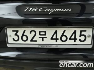 Porsche 718 2.0 2020 года из Южной Кореи