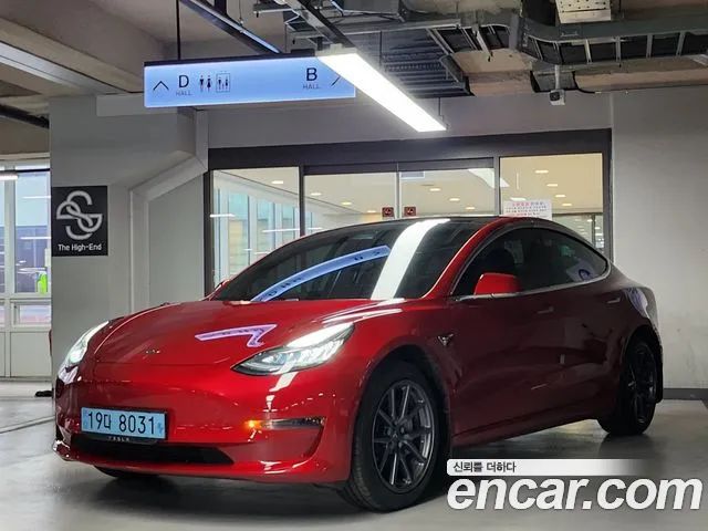 Tesla Model 3 Standard RANGE Plus 2020 года из Кореи