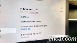 Tesla Model Y Performance 2021 года из Южной Кореи