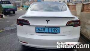 Tesla Model 3 LONG RANGE 2020 года из Южной Кореи