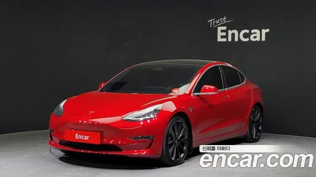 Tesla Model 3 Performance 2020 года из Кореи