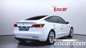 Tesla Model 3 LONG RANGE 2021 года из Южной Кореи