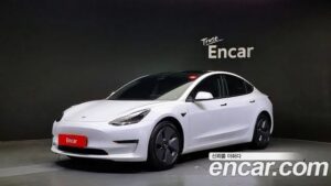 Tesla Model 3 LONG RANGE 2021 года из Южной Кореи