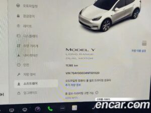 Tesla Model Y LONG RANGE 2022 года из Южной Кореи