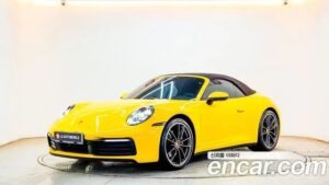 Porsche 911 CARRERA Cabriolet 2021 года из Южной Кореи