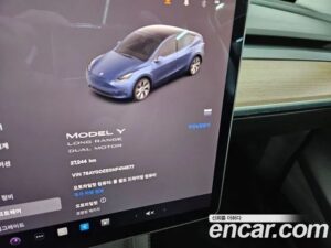 Tesla Model Y LONG RANGE 2022 года из Южной Кореи