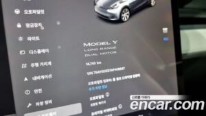 Tesla Model Y LONG RANGE 2022 года из Южной Кореи