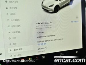 Tesla Model Y LONG RANGE 2021 года из Южной Кореи