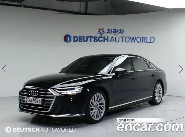 Audi A8 55 TFSI 4WD LWB 2020 года из Кореи