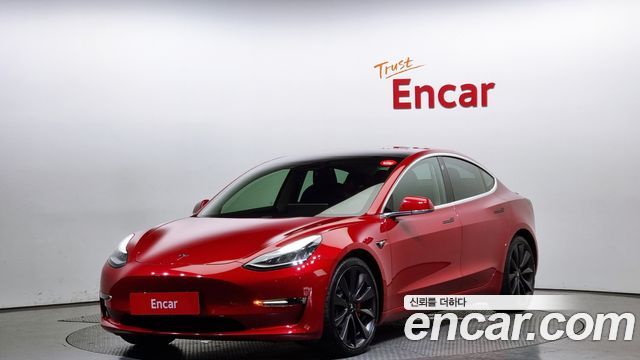 Tesla Model 3 Performance 2020 года из Кореи