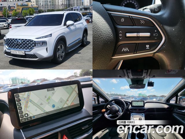 Hyundai Santafe Дизель 2.2 2WD 2021 года из Кореи