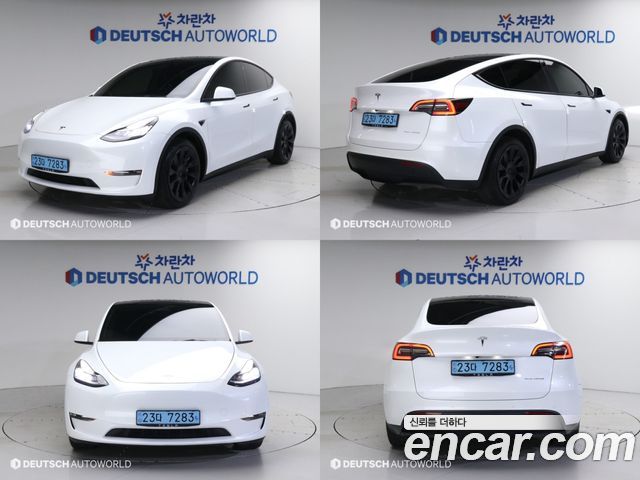 Tesla Model Y LONG RANGE 2021 года из Кореи