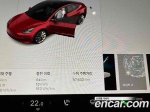 Tesla Model 3 LONG RANGE 2021 года из Южной Кореи