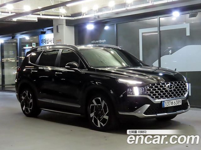 Hyundai Santafe Дизель 2.2 2WD 2021 года из Кореи