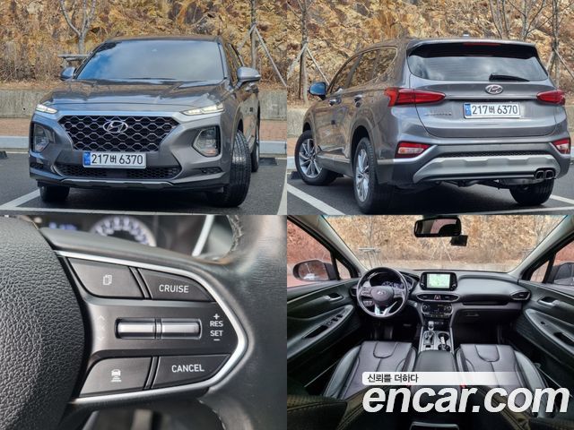 Hyundai Santafe Дизель 2.0 2WD 2020 года из Кореи