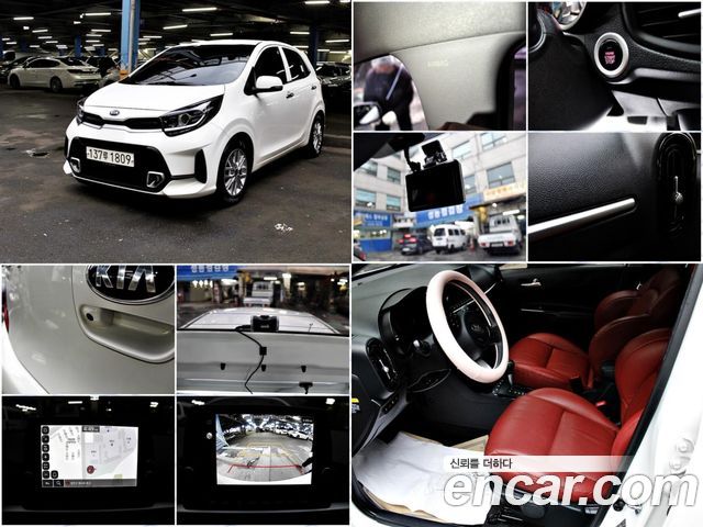 Kia morning Signature 2021 года из Кореи