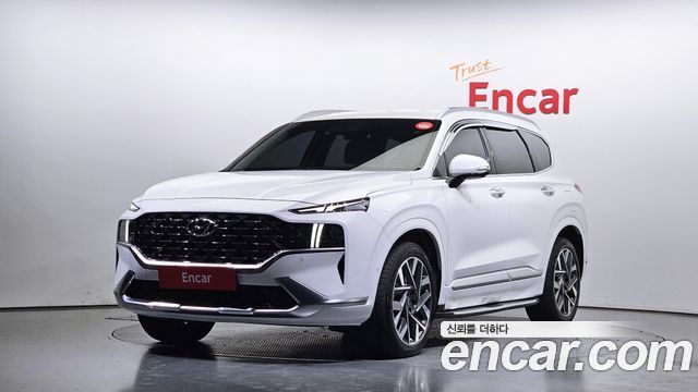 Hyundai Santafe Дизель 2.2 2WD 2021 года из Кореи