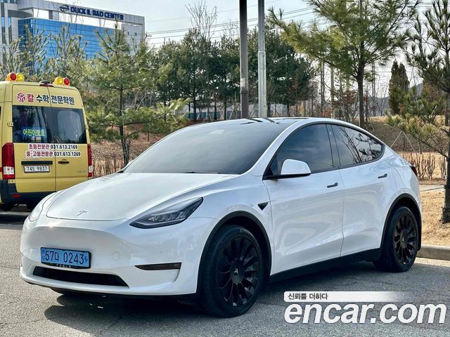 Tesla Model Y LONG RANGE 2021 года из Кореи
