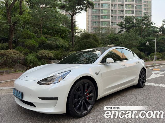 Tesla Model 3 Performance 2020 года из Кореи