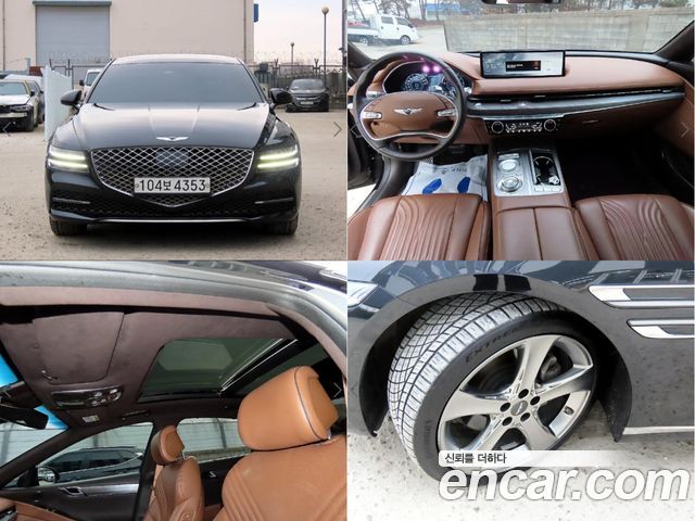 Genesis G80 Бензин 2.5 Turbo AWD 2021 года из Кореи