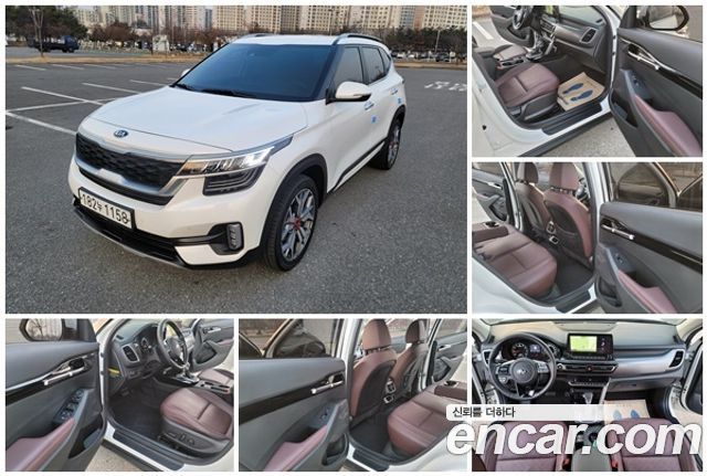 Kia Seltos Бензин 1.6 Turbo 2WD 2020 года из Кореи