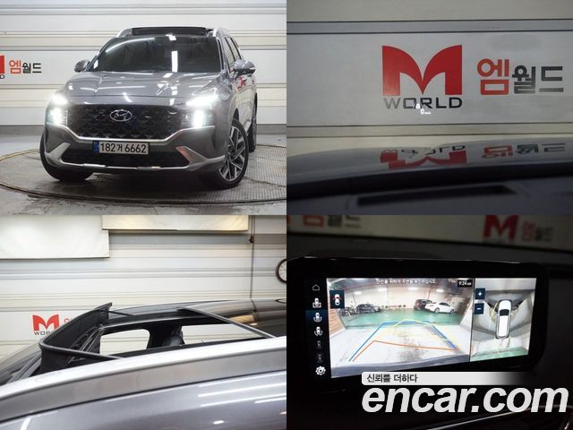 Hyundai Santafe Дизель 2.2 2WD 2021 года из Кореи