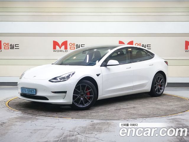 Tesla Model 3 Performance 2020 года из Кореи