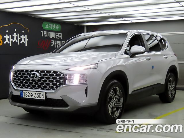 Hyundai Santafe Бензин 2.5T 4WD 2021 года из Кореи