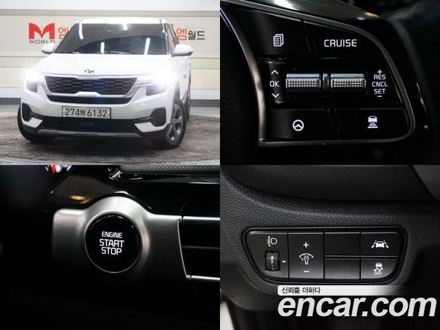 Kia Seltos Бензин 1.6 Turbo 2WD 2022 года из Кореи