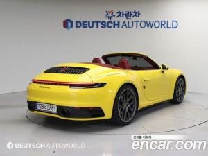 Porsche 911 CARRERA 4 Cabriolet 2021 года из Южной Кореи