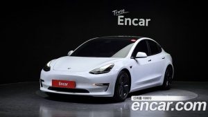 Tesla Model 3 LONG RANGE 2021 года из Южной Кореи
