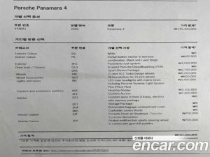 Porsche Panamera 3.0 AWD 2020 года из Южной Кореи