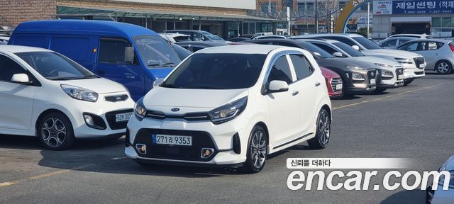 Kia morning Signature 2021 года из Кореи