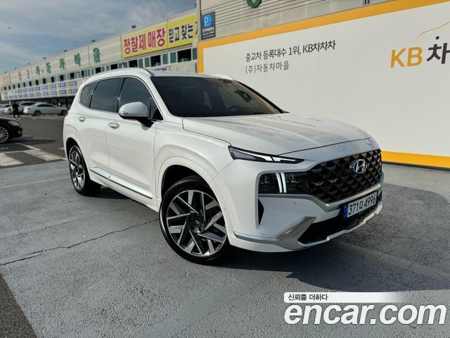 Hyundai Santafe Дизель 2.2 2WD 2021 года из Кореи