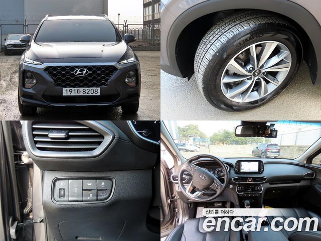 Hyundai Santafe Дизель 2.2 2WD 2020 года из Кореи