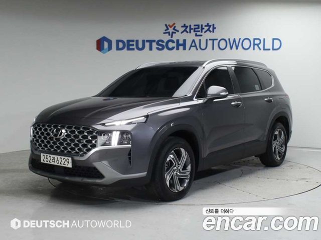 Hyundai Santafe Бензин 2.5T 4WD 2021 года из Кореи