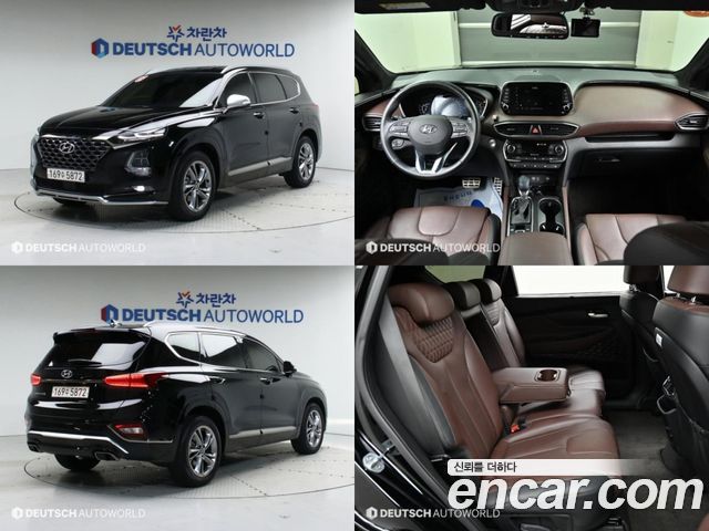 Hyundai Santafe Дизель 2.0 2WD 2020 года из Кореи