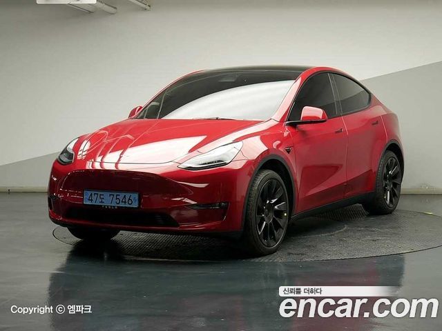 Tesla Model Y LONG RANGE 2023 года из Кореи