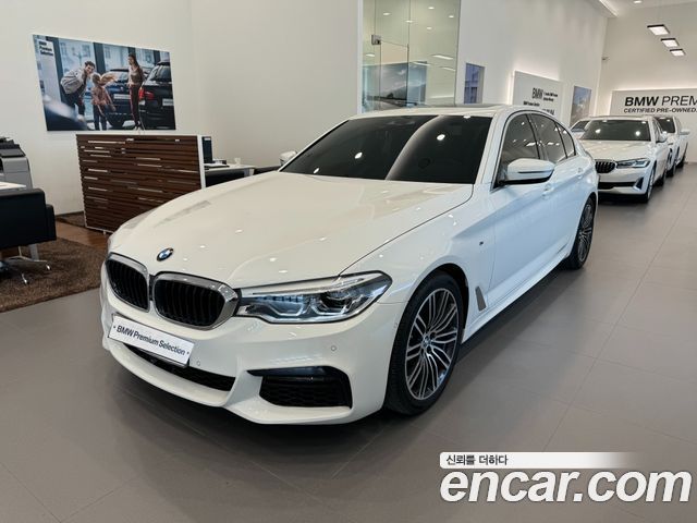 BMW 5-Series 520d M Sport Plus 2020 года из Кореи