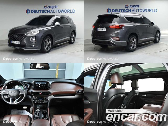 Hyundai Santafe Дизель 2.0 2WD 2020 года из Кореи