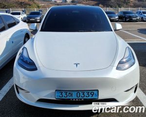 Tesla Model Y LONG RANGE 2021 года из Южной Кореи
