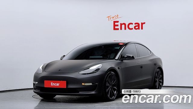 Tesla Model 3 Performance 2020 года из Кореи