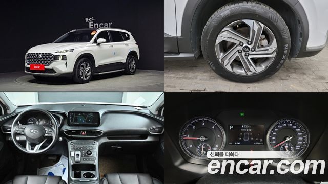 Hyundai Santafe Дизель 2.2 2WD 2021 года из Кореи