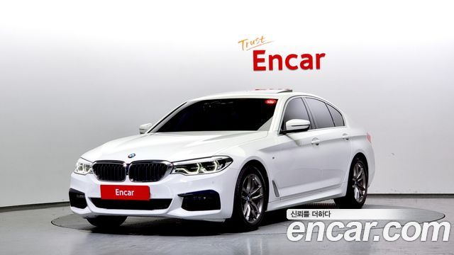 BMW 5-Series 520d M Sport Plus 2020 года из Кореи