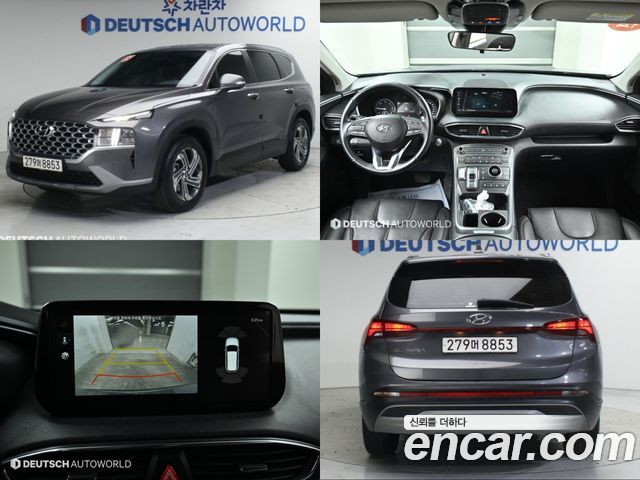 Hyundai Santafe Дизель 2.2 2WD 2021 года из Кореи