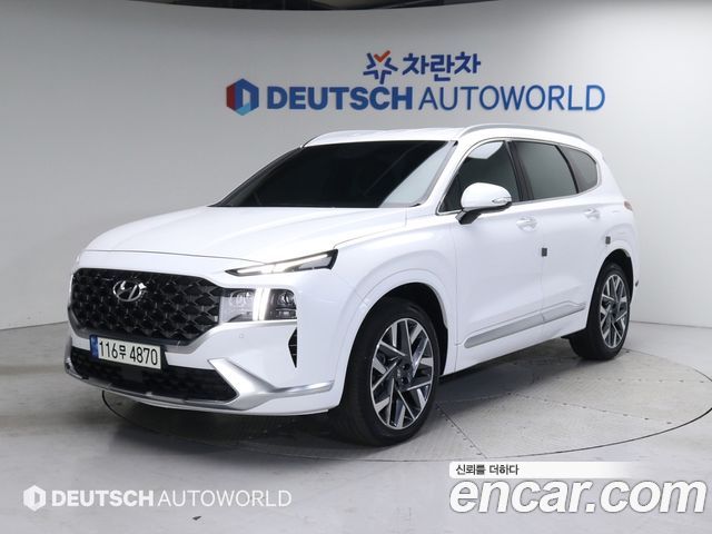 Hyundai Santafe Дизель 2.2 2WD 2021 года из Кореи